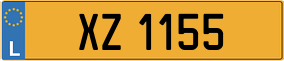 Truck License Plate